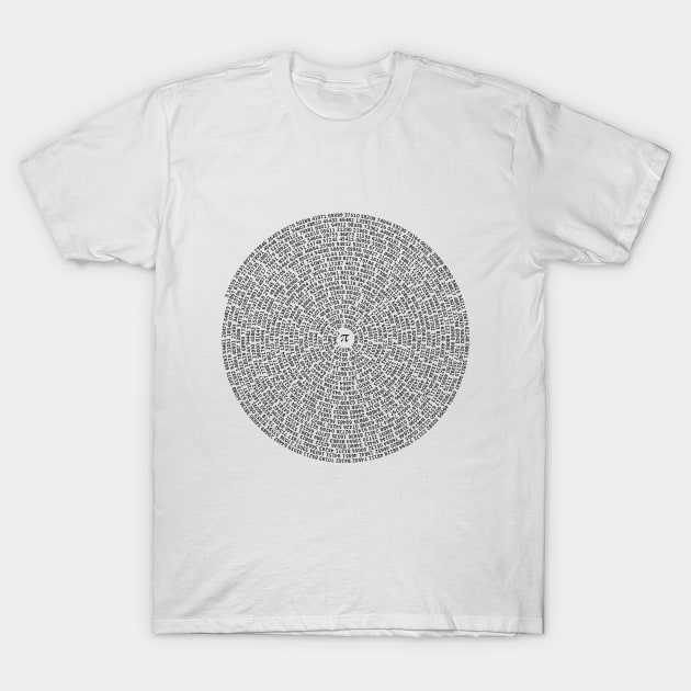 Pi Spiral T-Shirt by SirBobalot